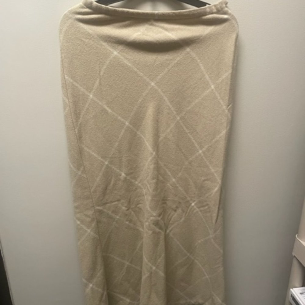 Long tan skirt